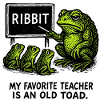 Lomu Frog Teaching Class Illustration