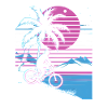 Mountainbiking Synthwave