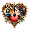 Jungle Heart & Love Tattoo