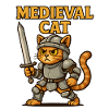 Mittelalter Katze