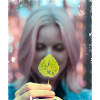 Nature-Inspired Leaf Portrait Design