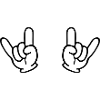 rock hands