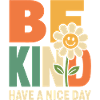 Be Kind Fleur Rétro