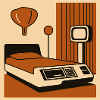 Spaceage Bedroom