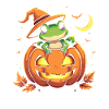 Pumpkin Frog Ribbooobit