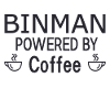 Binman Powered By Coffee