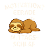 Nap instead of motivation – sloth