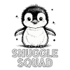 Adorable pingouin illustration pour vêtements