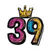 39 Number Crown