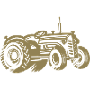 Tractor Silhouette Farmer Agriculture