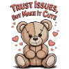 Trust Issues Teddy Bear Chemise
