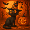 Halloween Cat Creepy Costume Gift