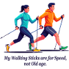 Nordic walking fans
