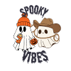 Spooky vibes halloween ghosts