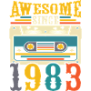 Awesome Since 1983 – Retro 42nd Birthday Gift