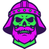 Skull Warrior Pop Art
