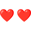 Red Hearts Love Design