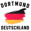 German Flag Artistic Brush Effect