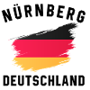 Deutsche Flagge brechendes Aquarelldesign