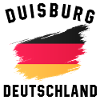 Drapeau allemand aquarelle design artistique