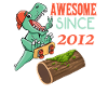 Dino Skater Birthday 2012