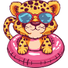 Leopard Comic Cool