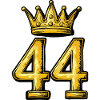 44 Zahl Krone