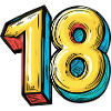 18 Number Comic