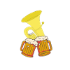 Musik und Bier!