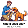 Who's Good Boy? We both are.