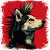 Husky Dog Punk