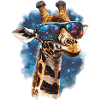 Giraffe Space Glasses Sunglasses