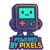 Pixelated Bot with Empowered Message