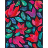 Vibrant flowers on dark background