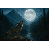 Wolf im Mondlicht remix