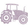 Tractor Silhouette Farmer Grunge Design