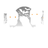 Dark Gothic Halloween Skeleton Design