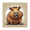 Cute Rodents Mascot for T-shirt