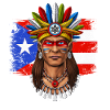 Taino Puerto Rican Warrior