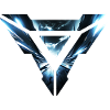 Futuristic Cyber Realm Triangular Design