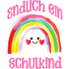 Einschulung Schulkind Regenbogen Mädchen Spaß