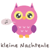 Cuddly owl with a singing note