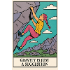 Motivational climbing design with saying