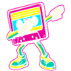 80s 90s Cassette Dabbing