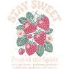 Strawberries and heart inspiring motif