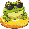 Frog Comic Cool