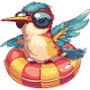 Hummingbird Bird Comic Cool