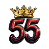 55 Zahl Krone