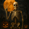 Creepy Skeleton Halloween Gift