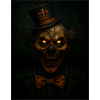 Cadeau d’Halloween Clown effrayant
